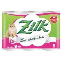 ราคา ซิลค์ จัมโบ้ กระดาษทิชชู x 6 ชิ้น (8850046111060)