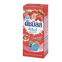 ราคา ดัชมิลล์ โยเกิร์ตพร้อมดื่มยูเอชที รสสตรอว์เบอร์รี่ 180 มล. (8851717040016)