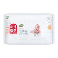 ราคา เฟรช เซนซิทีฟ เบบี้ ไวพ์ แผ่นเช็ดทำความสะอาดผิวสำหรับเด็ก 80 แผ่น แพ็ค 1+1 (8858843202752)
