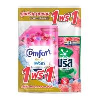 ราคา คอมฟอร์ท น้ำยาปรับผ้านุ่ม กลิ่นดอกชมพูบานสะพรั่ง 500 มล. + บรีส เอกเซล พิงค์ โรซี่ ฟลอรัล น้ำยาซักผ้า 370 มล. (8851932480383)