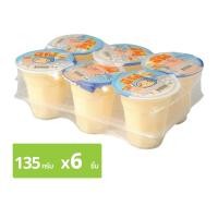 ราคา ปีโป้ ขนมเยลลี่คาราจีแนนผสมน้ำองุ่นขาว 15% กลิ่นโยเกิร์ต 135 ก. X 6 ชิ้น (8850425011561)