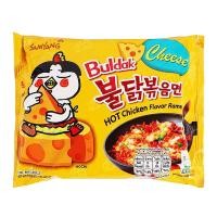 ราคา ซัมยัง ฮ็อตชิคเค่น ราเม็ง ชีส เฟลเวอร์ ราเม็งกึ่งสำเร็จรูปแบบแห้งรสไก่กลิ่นชีสสูตรเผ็ด 140 ก. (8801073113312)