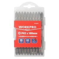 ราคา WORKPRO WP408174 ดอกไขควงลม PH2 x 100มม. (10ชิ้น/แพ็ค) (57889)