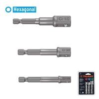 ราคา TRUPER 10752 ชุดอุปกรณ์เสริม สำหรับลูกบ๊อกซ์ 1/4นิ้ว,3/8นิ้ว,1/2นิ้ว แพ็ค(3ชิ้น) [ADA-3] (55322)