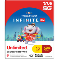 ราคา TRUE THAILAND TOURIST INFINITE SIM 15 DAYS 699 (3000098815)