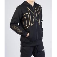 ราคา ONE Championship ONE World Champion Walkout Zip Hoodie (Black/Gold) ("5169121460269")