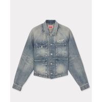 ราคา 'KENZO Creations' trucker jacket in japanese denim - Kenzo (FE55DV1106I7.DY)