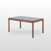 ราคา modernform โต๊ะอาหาร GRUNTO ไม้โอ๊คสีธรรมชาติ ท็อปกระจกนิรภัยสีดำ W160xD100xH75cm (15321447736)