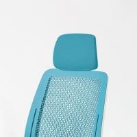 ราคา Modernform อุปกรณ์ พนักพิงศีรษะ สำหรับ Steelcase รุ่น SERIES 2 เฟรมขาว หุ้มผ้าตาข่ายสีฟ้า (11209691229)