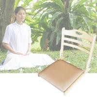 ราคา Holidaychair เบาะนั่งสมาธิ พับได้ ไม้แท้ เบาะรองนั่งสมาธิ เบาะรองนั่ง เก้าอี้สวดมนต์ อาสนะ เบาะรองนั่งมีพนักพิง เก้าอี้นั่งสมาธิ เบาะนั่งสวดมน รุ่น HC-020
