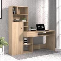 ราคา Inhome Furniture Inhome Furniture โต๊ะทำงาน พร้อมชั้นวางของ W161.5xD55xH160 รุ่น TS-1605 Inhome Furniture Desk W161.5xD55xH160 TS-1605