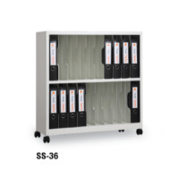 ราคา ชั้นเหล็กวางแฟ้มตั้ง ล้อเลื่อน 20 ช่อง รุ่น SS-36