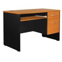 ราคา โต๊ะทำงาน 1.20 M. 2 ลิ้นชักขวา พร้อมถาดคีย์บอร์ด รุ่น MCD-1202