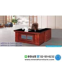 ราคา ชุดโต๊ะทำงานผู้บริหาร ขนาด 1.6M./1.8M. รุ่น อินเตอร์ A27