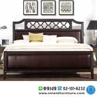 ราคา เตียงพาเนลขนาด 6 ฟุต (บุหนัง) รุ่น Stella 9805-752