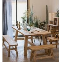 ราคา Kyotohaus โต๊ะทานอาหารขาทรงเฉียง ไม้สน (นำเข้า) ขนาด 200*80*75 cm. (AQ-2352)