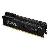 ราคา Memory RAM PC Kingston FURY BEAST 16GB(8GBX2) DDR4 BUS3600MHz KF436C17BBK2/16 Black (7054927134816)