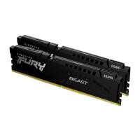 ราคา Memory RAM PC Kingston FURY BEAST 32GB(16GBX2) DDR5 BUS5200MHz KF552C40BBK2-32 Black (7054927626336)