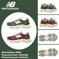 ราคา New Balance 9060 Burgundy Brown U9060VNG Washed Burgundy U9060VNA รองเท้าผ้าใบ รองเท้า New Balance (24650564952)
