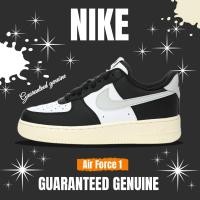 ราคา จัดส่งฟรี Nike Air Force 1 07 Low White Black Grey FQ6848 101 รองเท้าผ้าใบ รองเท้า nike (23772967190)