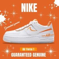 ราคา จัดส่งฟรี Nike WMNS Air Force 1 Shadow White Orange CI0919 103 รองเท้าผ้าใบ รองเท้า nike (20790281472)