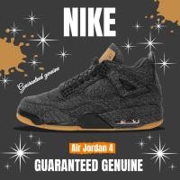 ราคา จัดส่งฟรี Levi s x Nike Air Jordan 4 Retro Black Denim AO2571 001 องเท้าผ้าใบ รองเท้าวิ่ง รองเท้า nike (20581644654)