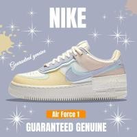 ราคา จัดส่งฟรี Nike WMNS Air Force 1 Shadow White Beige Purple Pink CI0919 106 รองเท้าวิ่ง รองเท้า nike (19581342162)
