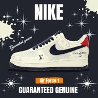 ราคา จัดส่งฟรี Louis Vuitton x Nike Air Force 1 07 LV8 Low Beige Navy LV Monogram องเท้าผ้าใบ รองเท้า nike CV1724 111 (24874566009)