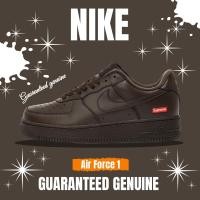 ราคา จัดส่งฟรี Supreme x Nike Air Force 1 07 Low Baroque Brown CU9225 200 รองเท้าผ้าใบ รองเท้า nike (24876814906)