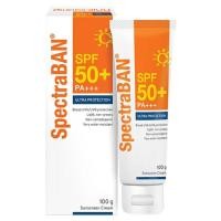 ราคา ถูกสุด Spectraban สเปคตร้าแบน เอสพีเอฟ 50 100กรัม ผลิตภัณฑ์ป้องกันแสงแดดผิวหน้าและผิวกาย (299856434)