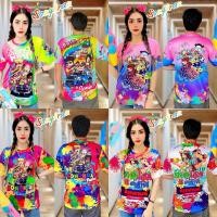 ราคา เสื้อสงกรานต์2567 รูปแบบเฉพาะตัวของเทศกาลสาดน้ำ Shirt เสื้อฮาวายผู้หญิง เสื้อยืดแขนสั้นผู้หญิงปีใหม่ (24219734402)