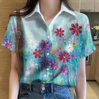 ราคา เสื้อสงกรานต์2567 เสื้อฮาวายผู้หญิง เสื้อเชิ้ตชายและหญิงเกาหลีทรงหลวมระบายอากาศได้ดี เสื้อผ้าแนวสตรีทในชีวิตประจำวัน (24965458545)