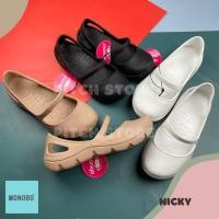 ราคา Monobo รองเท้าคัชชูยางแบบสวม รุ่น Nicky 5 8 (17914008405)