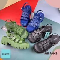 ราคา Monobo รองเท้ารัดข้อผู้หญิงส้นสูง 2 นิ้ว รุ่น Milan 2 5 8 (16598715566)