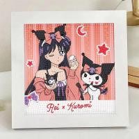 ราคา ชุดภาพวาดปักเพชร 18X18 ซม ลายการ์ตูน พร้อมกรอบ แฮนด์เมด diy สําหรับเด็ก (23571962296)