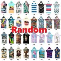 ราคา เสื้อคลุมอาบน้ํา ผ้าขนหนูไมโครไฟเบอร์ มีฮู้ด พิมพ์ลาย สุ่มสี สําหรับผู้ใหญ่ เล่นเซิร์ฟพอนโช ชายหาด กลางแจ้ง (22433377517)