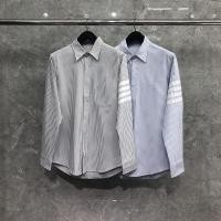 ราคา Tb เสื้อเชิ้ต ผ้าออกซ์ฟอร์ด ลายทาง สีฟ้า สีขาว สไตล์เกาหลี เหมาะกับฤดูใบไม้ผลิ และฤดูใบไม้ร่วง สําหรับผู้ชาย และผู้หญิง CS997 (24975108049)