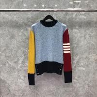ราคา เสื้อกันหนาว คอกลม ผ้าวูลถัก แบบหนา ลายจุด สีตัดกัน สําหรับผู้ชาย และผู้หญิง (24975107949)