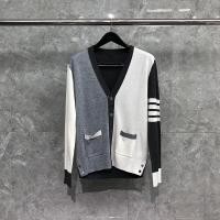 ราคา Tb เสื้อแจ็กเก็ต คาร์ดิแกน คอวี ผ้าวูลถัก 5 ปุ่ม สีเทา สีขาว เหมาะกับฤดูใบไม้ร่วง ฤดูหนาว สําหรับผู้ชาย ผู้หญิง MY0234 (24525102842)