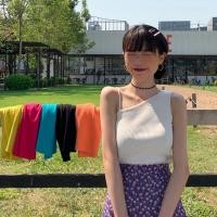 ราคา เสื้อสายเดี่ยว เปิดไหล่ข้างเดียว ผ้าถัก สุดเซ็กซี่ เหมาะกับฤดูร้อน สําหรับผู้หญิง (25575907568)