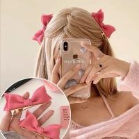 ราคา กิ๊บติดผม รูปปากเป็ด ประดับโบว์ สไตล์เกาหลี สําหรับนักเรียน (23672767662)