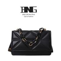 ราคา ส่งฟรี พร้อมส่งจากไทย BNG กระเป๋าสะพายข้างผู้หญิง ลายแฟชั่นกระเป๋าสะพายข้างสไตล์เรียบง่าย X2303 (24607398970)