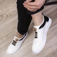 ราคา รองเท้าลําลอง สวมหุ้มข้อ ขนาดเล็ก ระบายอากาศได้ดี สีขาว สําหรับผู้ชาย (25417783190)