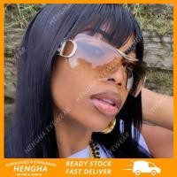 ราคา HENGHA Y2k แว่นตากันแดด กรอบหนา ไร้กรอบ หลากสี สไตล์วินเทจ สําหรับเด็กผู้หญิง (22403508243)