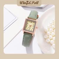 ราคา นาฬิกาข้อมือควอตซ์ สายหนัง ทรงสี่เหลี่ยมผืนผ้า แบบเรียบง่าย แฟชั่นเกาหลี สําหรับผู้หญิง (20089051253)