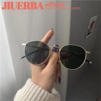 ราคา JIUERBA นําเข้าแฟชั่นเกาหลีรอบแว่นกันแดดแว่นตากันแดดแฟชั่นผู้หญิงผู้ชายฮิปฮอปสไตล์โลหะแบรนด์แว่นตากันแดด (21888062570)