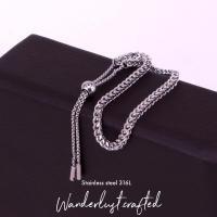 ราคา สร้อยข้อมือstainless steel รุ่น adjustable stainless steel (11552069421)