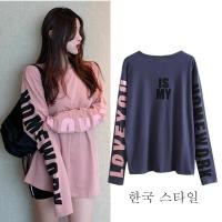 ราคา Chic T shirt สวมใส่สบาย สวยชิค 2 สี Oversize เสื้อผ้าสาวอวบ (2654890081)