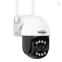 ราคา Hiseeu WHDC12 4MP Wireless Monitor กล ้ อง Dual Lens Wall Mount สมาร ์ ท WiFi กล ้ อง 8X ซูม IP66 กันน ้ ําสี Night Vision Two Way Talk Motion Detection ติดตามอัตโนมัติ PTZ Rotabl (27500417049)