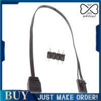 ราคา สําหรับ Corsair 4PIN RGB ถึงมาตรฐาน ARGB 3 Pin 5V อะแดปเตอร ์ Connector สาย RGB 25 ซม xkeiso (28200094528)